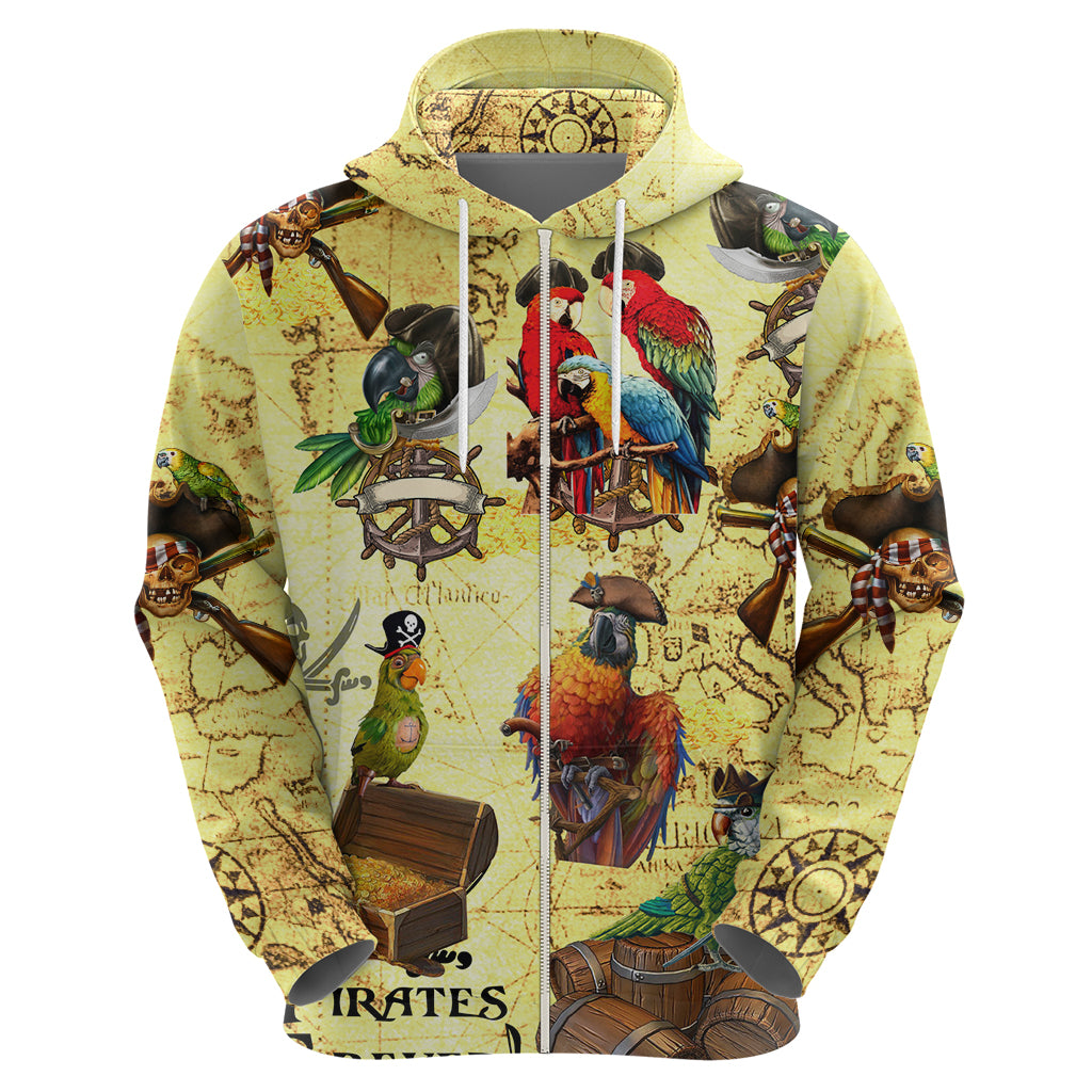 Parrot Amazing Pirate Parrots Hoodie - Wonder Print Shop