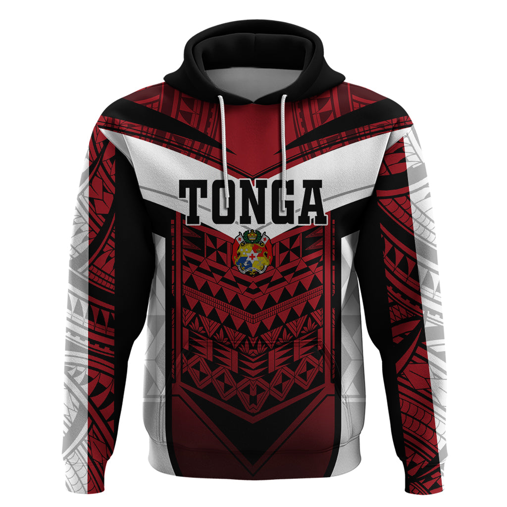 Tonga Polynesian Zip Hoodie - Tongan Pattern - Wonder Print Shop
