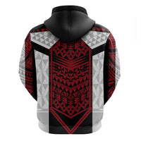 Tonga Polynesian Zip Hoodie - Tongan Pattern - Wonder Print Shop