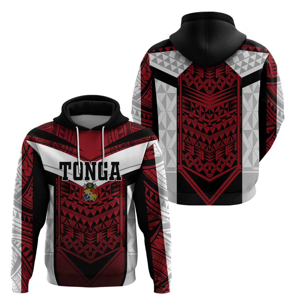Tonga Polynesian Zip Hoodie - Tongan Pattern - Wonder Print Shop