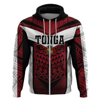 Tonga Polynesian Zip Hoodie - Tongan Pattern - Wonder Print Shop