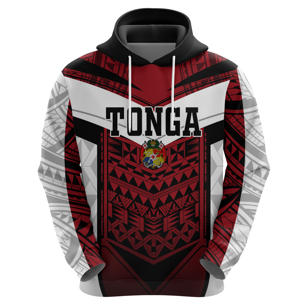 Tonga Polynesian Zip Hoodie - Tongan Pattern - Wonder Print Shop
