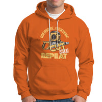 Woodworker Hoodie Measure Cut Swear Repeat Handyman - Wonder Print Shop