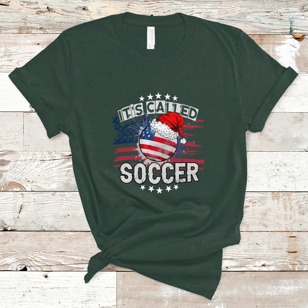 Christmas Soccer T Shirt It's Called Soccer - Wonder Print Shop