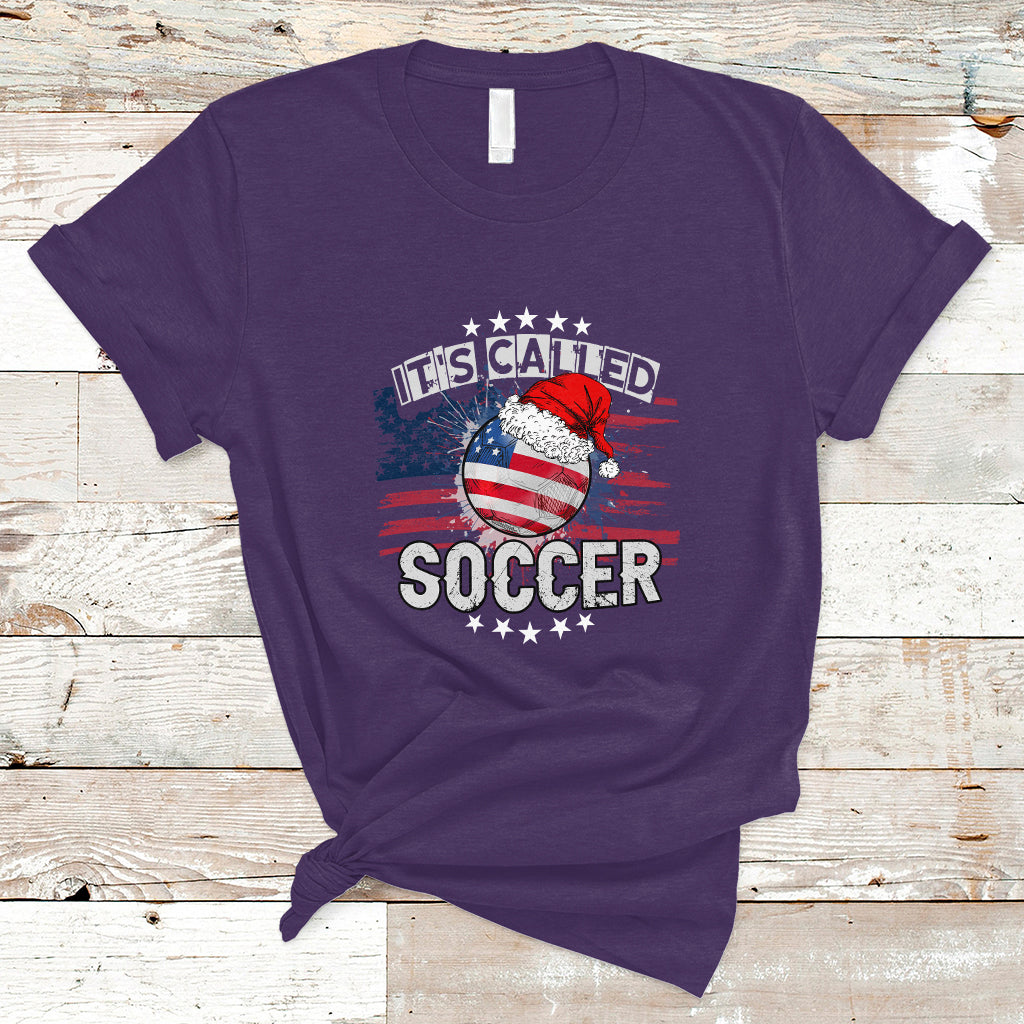 Christmas Soccer T Shirt It's Called Soccer - Wonder Print Shop