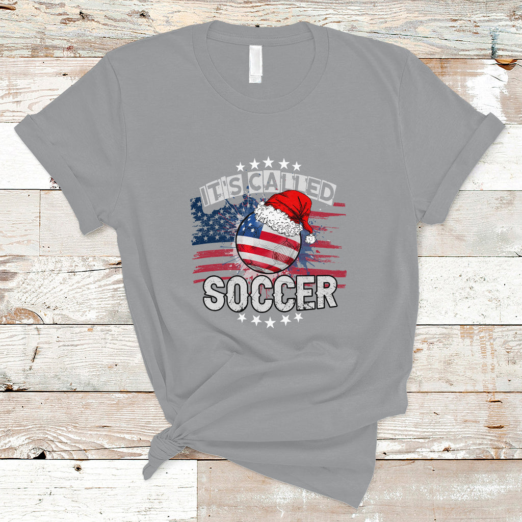 Christmas Soccer T Shirt It's Called Soccer - Wonder Print Shop
