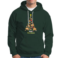 Taco Christmas Tree Shirt Hoodie Funny Merry Tacomas - Wonder Print Shop
