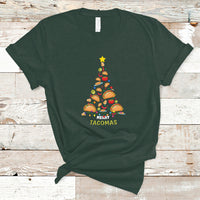 Taco Christmas Tree Shirt T Shirt Funny Merry Tacomas - Wonder Print Shop