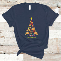 Taco Christmas Tree Shirt T Shirt Funny Merry Tacomas - Wonder Print Shop