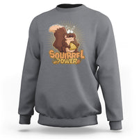 Cute Squirrel Power Sweatshirt - Wonder Print Shop