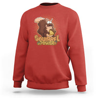 Cute Squirrel Power Sweatshirt - Wonder Print Shop