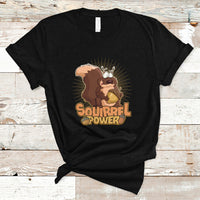 Cute Squirrel Power T Shirt - Wonder Print Shop