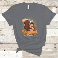 Cute Squirrel Power T Shirt - Wonder Print Shop
