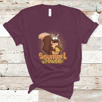 Cute Squirrel Power T Shirt - Wonder Print Shop