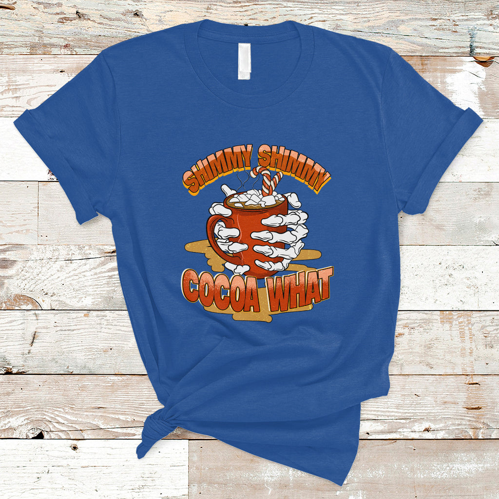 Funny Christmas T Shirt Shimmy Shimmy Cocoa What - Wonder Print Shop