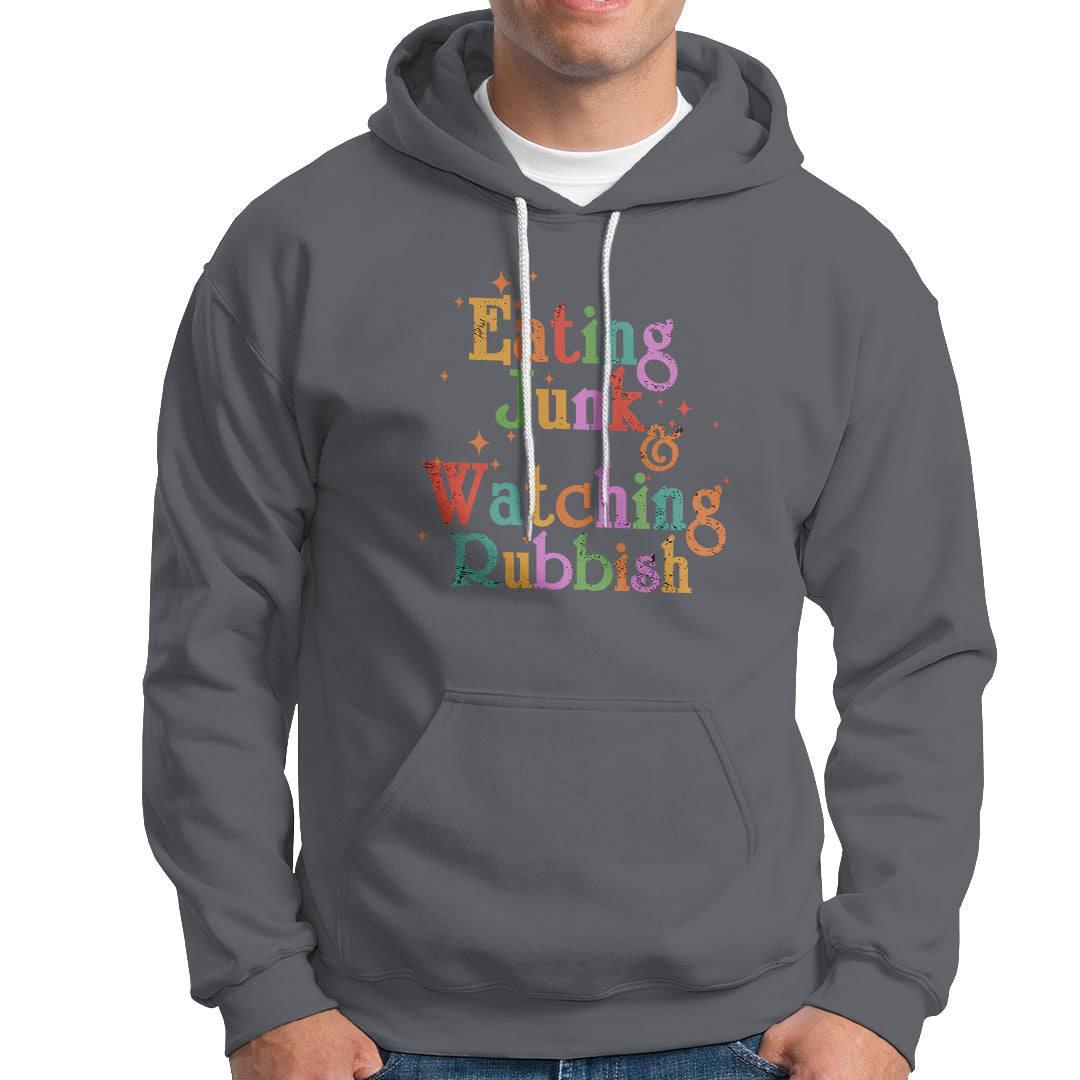 I'm Eating Junk Food And Watching Rubbish Christmas Movie Hoodie - Wonder Print Shop