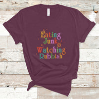 I'm Eating Junk Food And Watching Rubbish Christmas Movie T Shirt - Wonder Print Shop