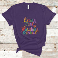 I'm Eating Junk Food And Watching Rubbish Christmas Movie T Shirt - Wonder Print Shop