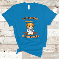 Vet Tech Degree in Progress Funny Veterinary Student T Shirt - Wonder Print Shop