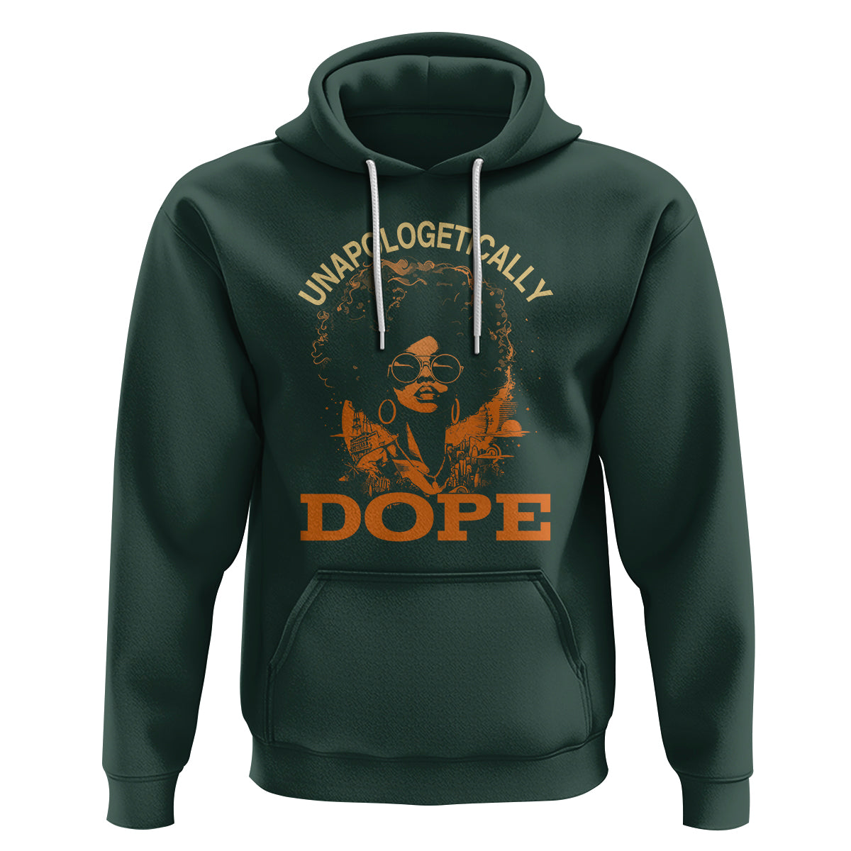 Black Women Unapologetically Dope Juneteenth Black History Hoodie - Wonder Print Shop
