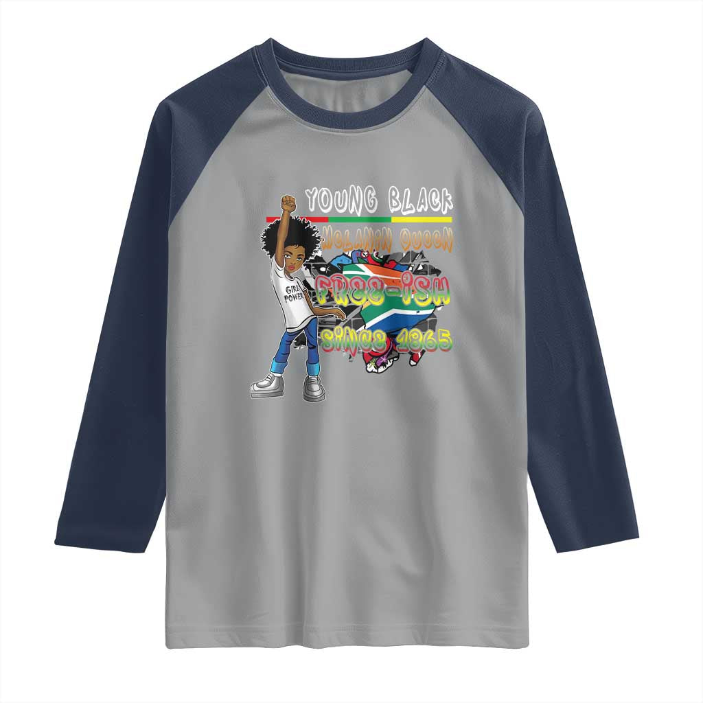 Free Ish Juneteenth Raglan Shirt Freedom Day Since 1865