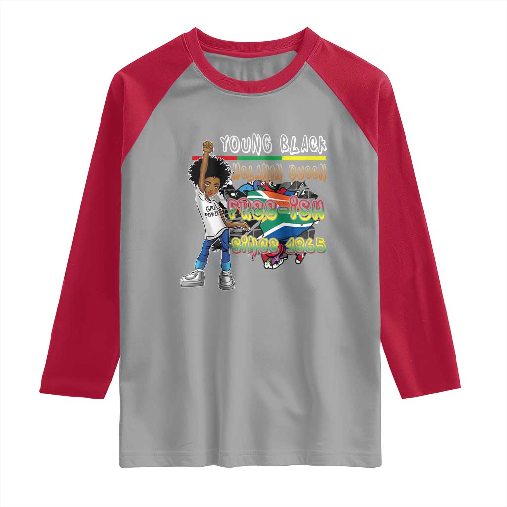 Free Ish Juneteenth Raglan Shirt Freedom Day Since 1865