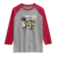 Free Ish Juneteenth Raglan Shirt Freedom Day Since 1865
