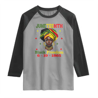Juneteenth Black Freedom Raglan Shirt Since 1865 For African Women Black Pride