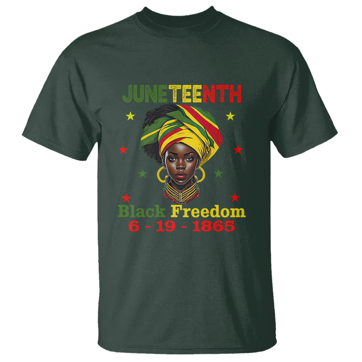 BHM T Shirt For African Women Juneteenth 1865 Celebrating - Wonder Print Shop
