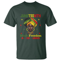 BHM T Shirt For African Women Juneteenth 1865 Celebrating - Wonder Print Shop