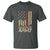 Patriotic U.S. Army Veteran T Shirt Vintage Red Line American Flag Military - Wonder Print Shop