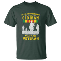 Never Underestimate an Old Man Vietnam Veteran T Shirt Patriotic Military Gift - Wonder Print Shop
