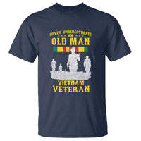 Never Underestimate an Old Man Vietnam Veteran T Shirt Patriotic Military Gift - Wonder Print Shop