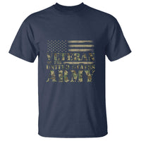 Veteran T Shirt Proud U.S. Army Soldier, USA Flag & Camouflage Design - Wonder Print Shop