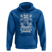 Army Veteran Hoodie American Oath, Defend the Constitution, Patriotic Gift