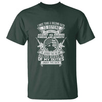 Army Veteran T Shirt American Oath, Defend the Constitution, Patriotic Gift - Wonder Print Shop