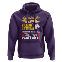Proud Granddaughter of a Vietnam Veteran Hoodie - Freedom Isn't Free, Patriotic Gift