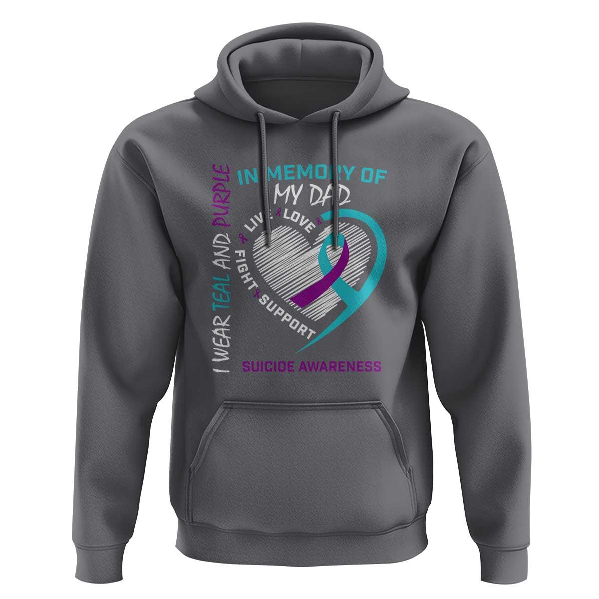In Memory of My Son Hoodie Suicide Awareness & Prevention - Loss of Child Tribute