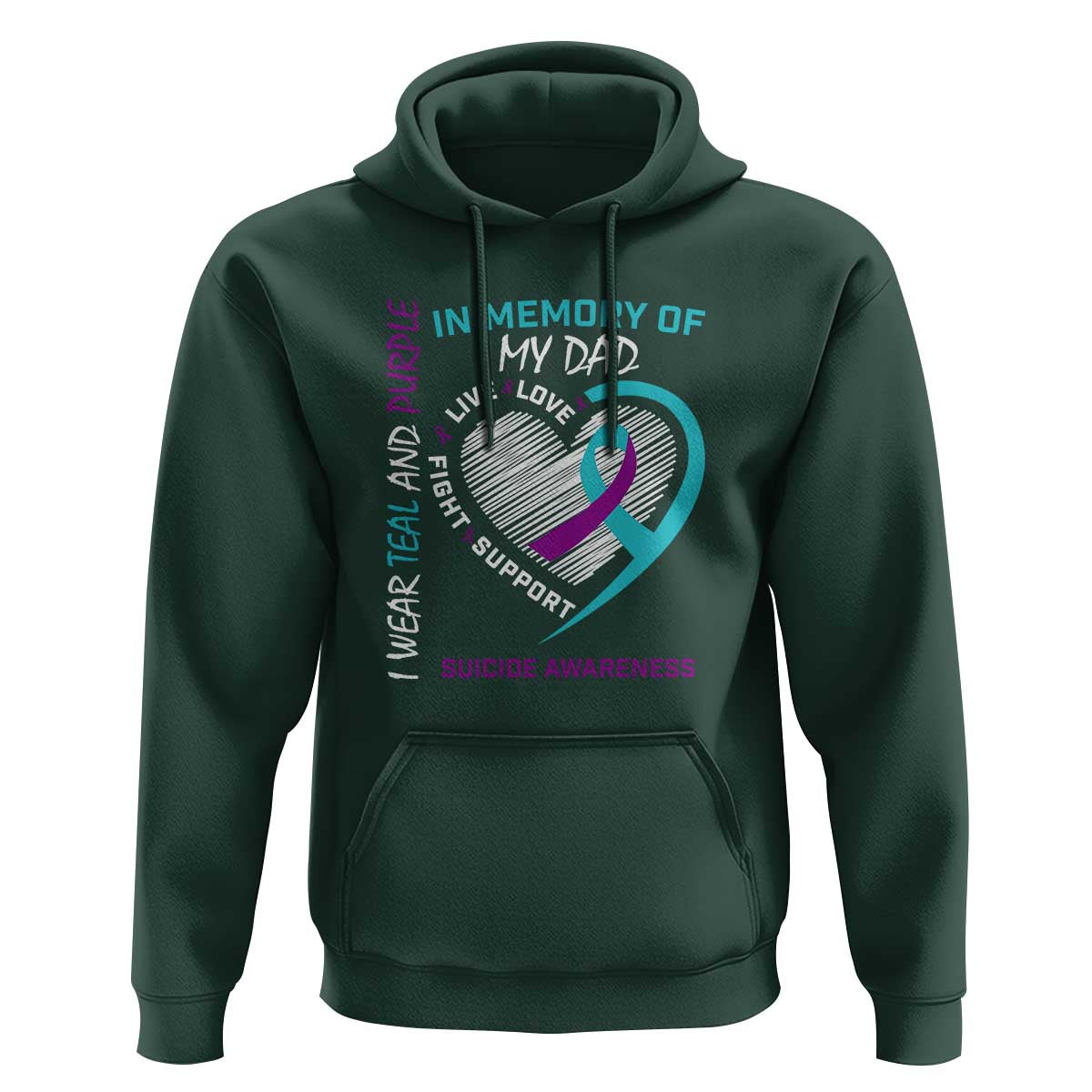 In Memory of My Son Hoodie Suicide Awareness & Prevention - Loss of Child Tribute