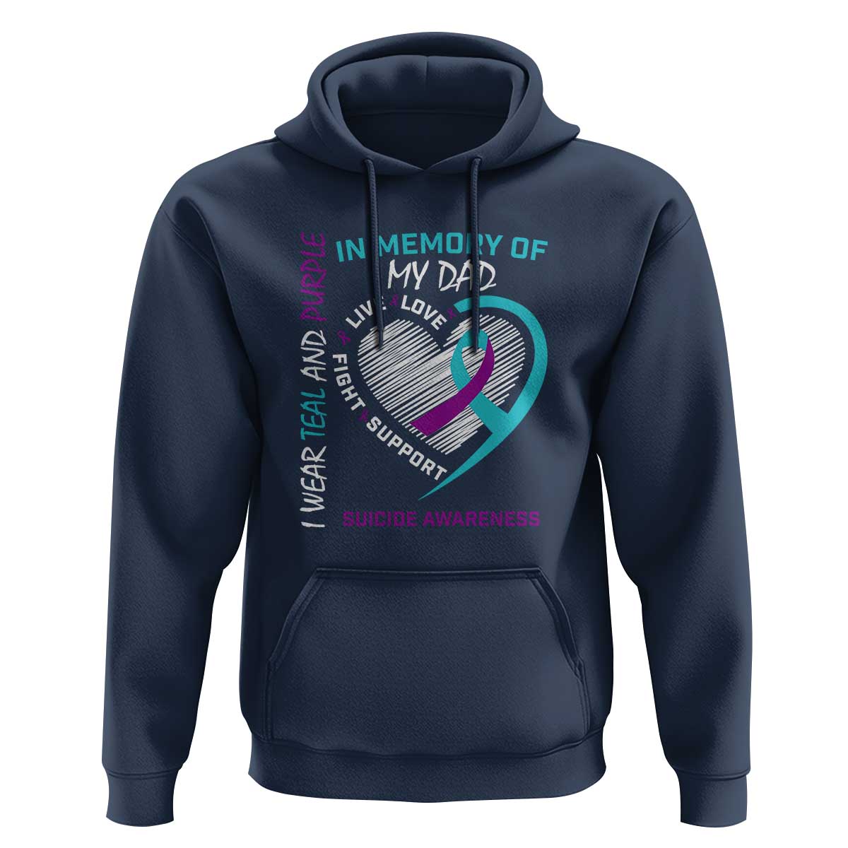 In Memory of My Son Hoodie Suicide Awareness & Prevention - Loss of Child Tribute