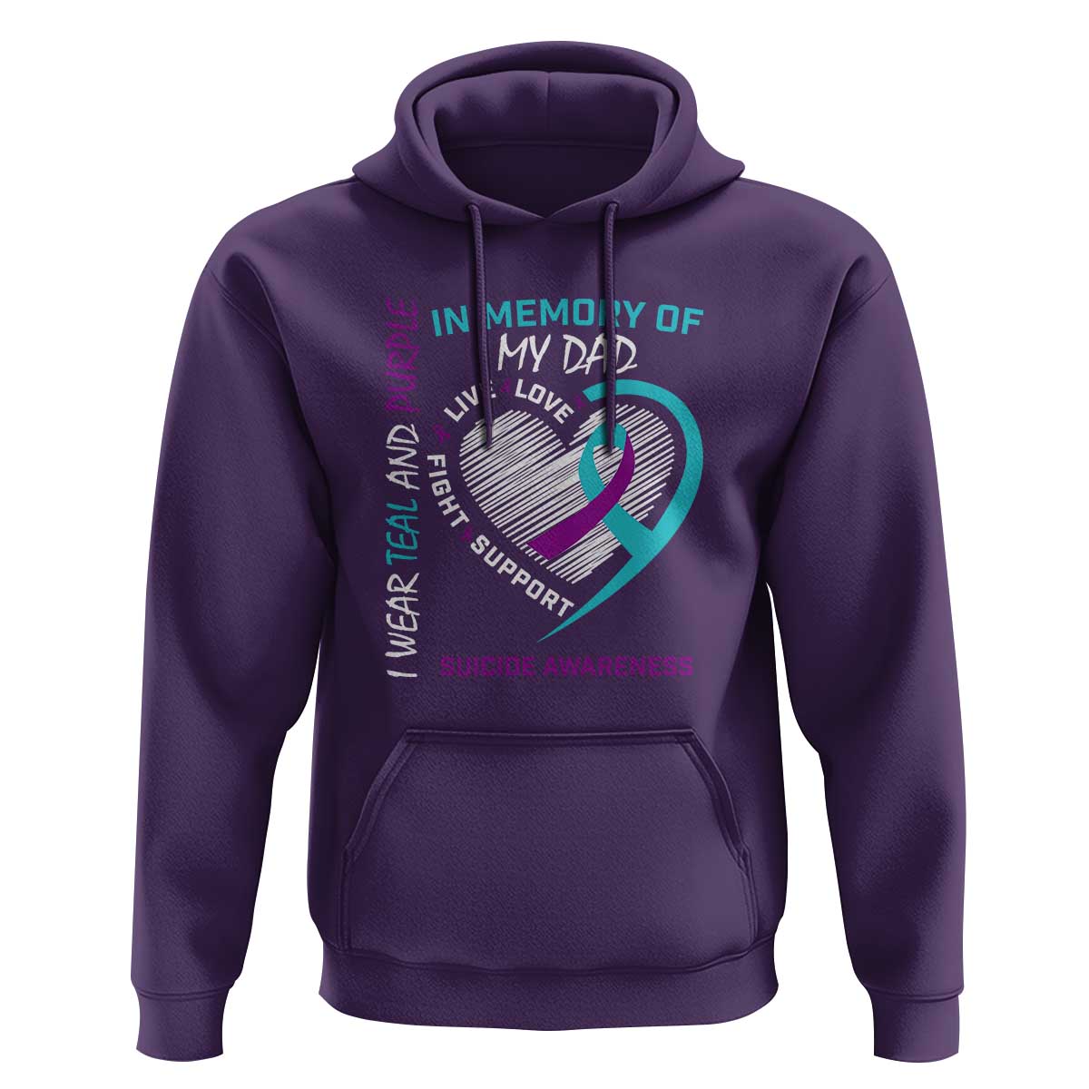 In Memory of My Son Hoodie Suicide Awareness & Prevention - Loss of Child Tribute