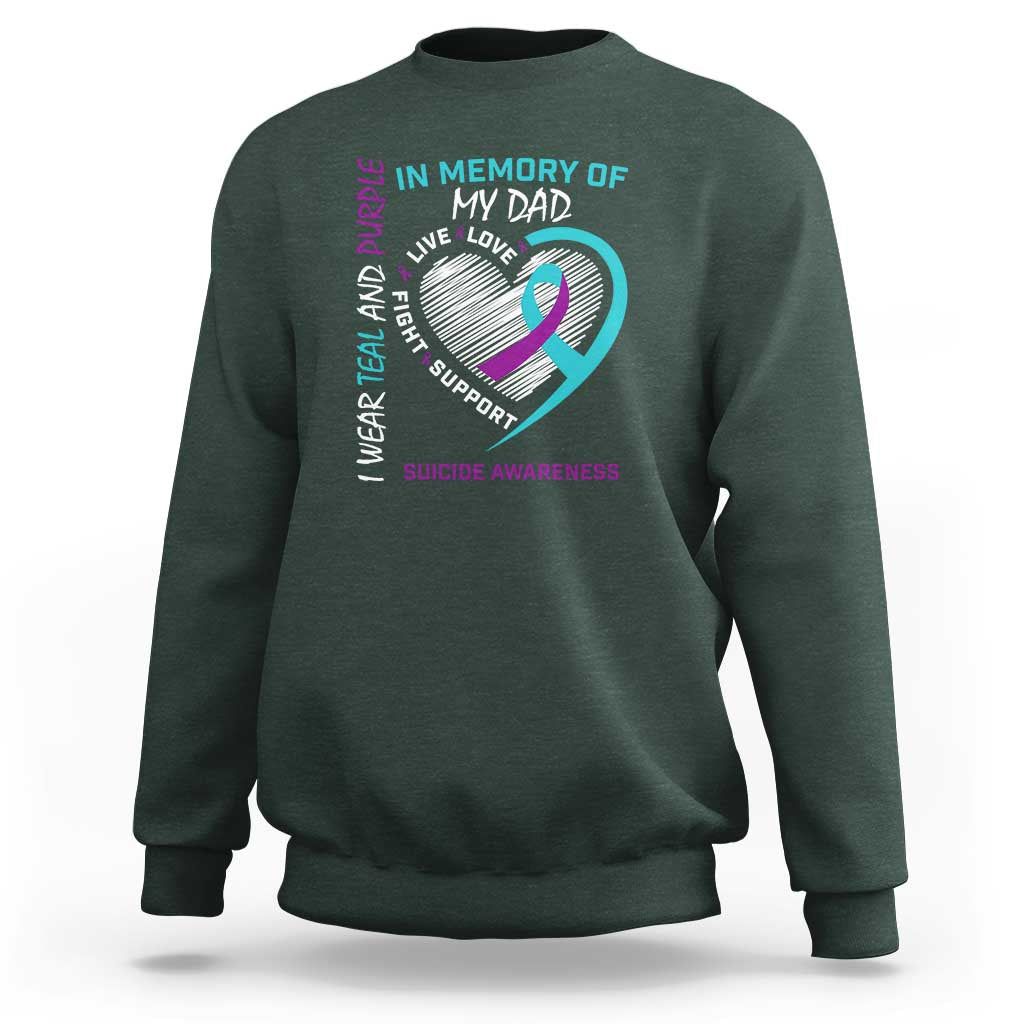 In Memory of My Son Sweatshirt Suicide Awareness & Prevention - Loss of Child Tribute - Wonder Print Shop
