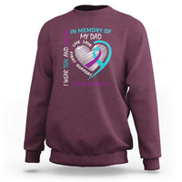 In Memory of My Son Sweatshirt Suicide Awareness & Prevention - Loss of Child Tribute - Wonder Print Shop