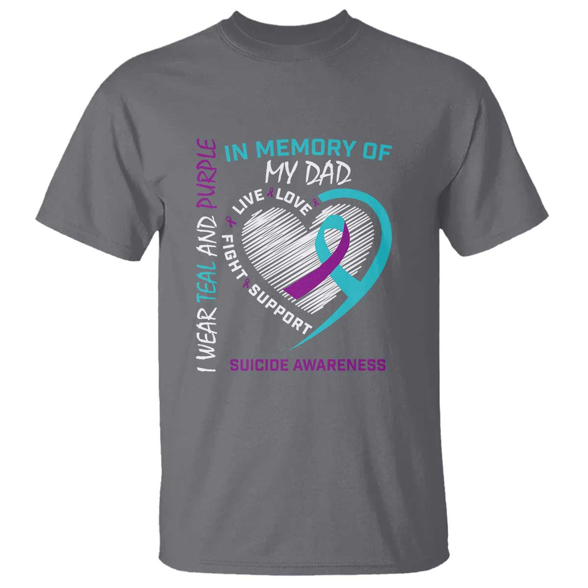 In Memory of My Son T Shirt Suicide Awareness & Prevention - Loss of Child Tribute - Wonder Print Shop