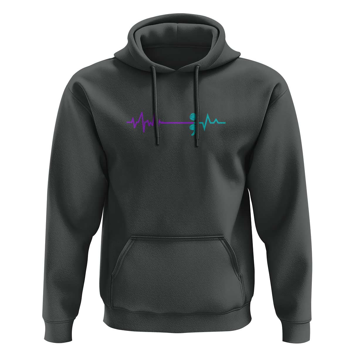 Suicide Prevention Awareness Hoodie Semicolon Stay Strong Design