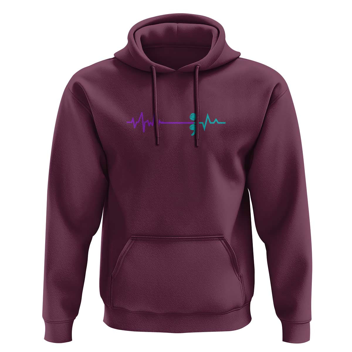 Suicide Prevention Awareness Hoodie Semicolon Stay Strong Design