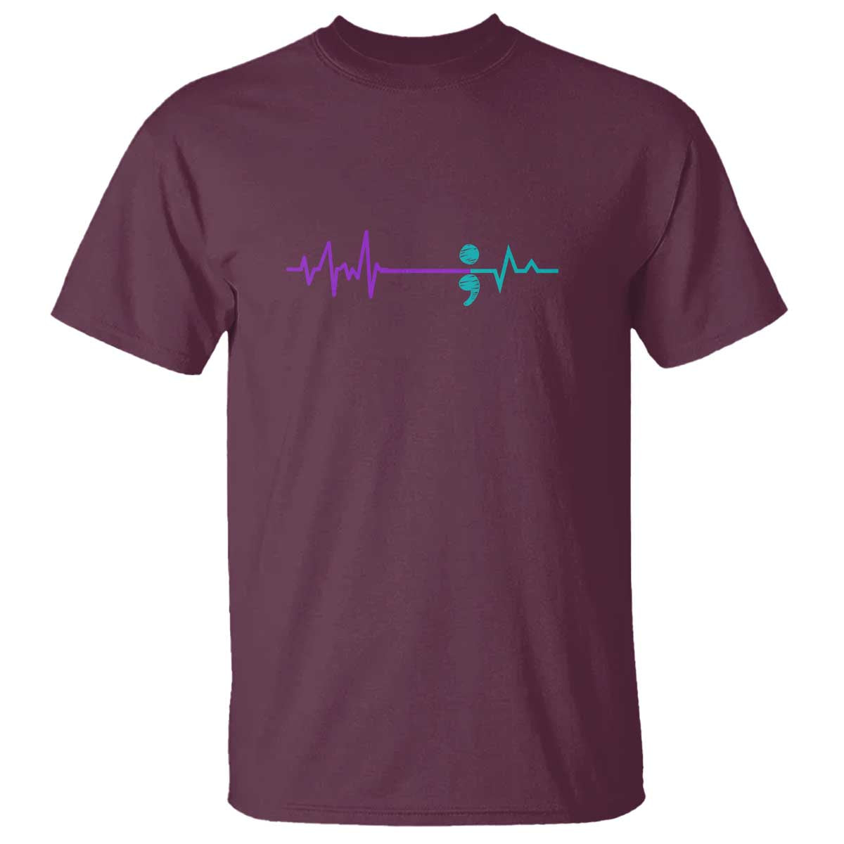 Suicide Prevention Awareness T Shirt Semicolon Stay Strong Design - Wonder Print Shop