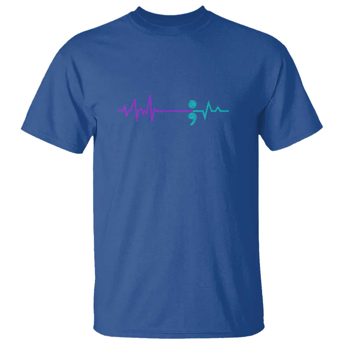 Suicide Prevention Awareness T Shirt Semicolon Stay Strong Design - Wonder Print Shop