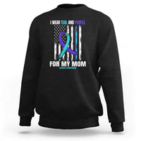Suicide Awareness Sweatshirt I Wear Teal & Purple for Someone I Miss  Flag Design - Wonder Print Shop