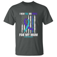 Suicide Awareness T Shirt I Wear Teal & Purple for Someone I Miss  Flag Design - Wonder Print Shop
